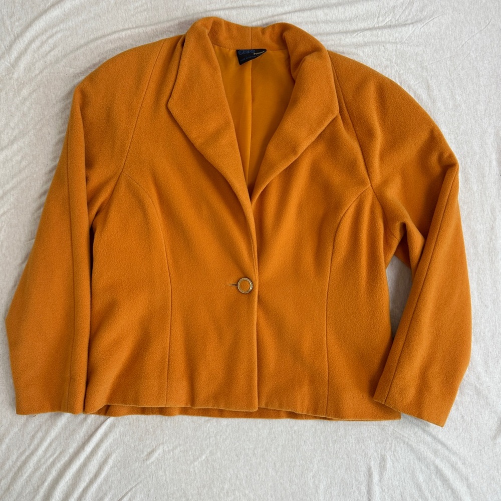 Vintage marigold orange blazer 🍊🍊